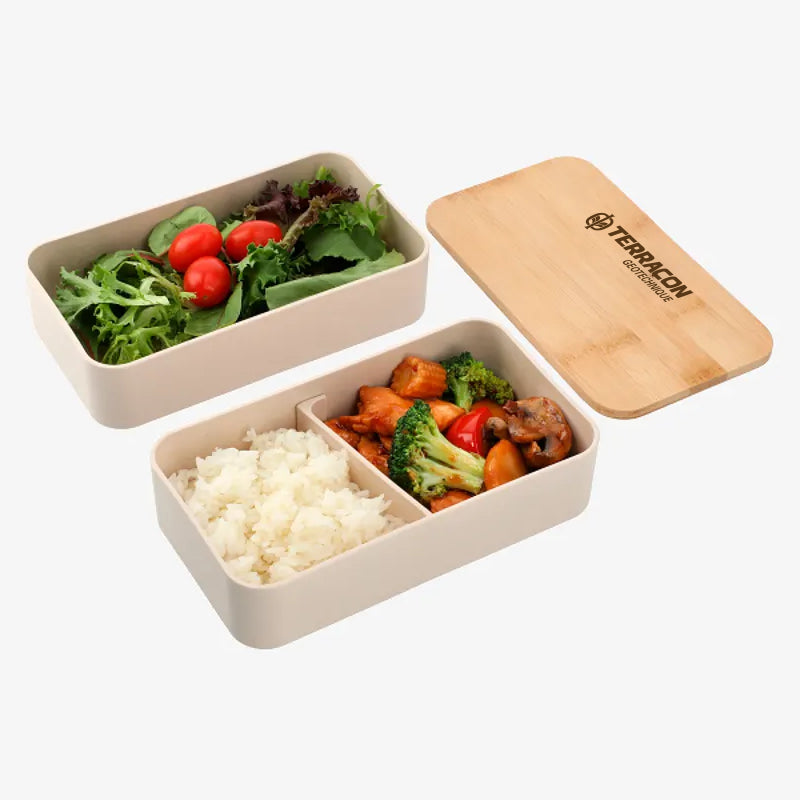 Stackable Bamboo Fiber Bento Box