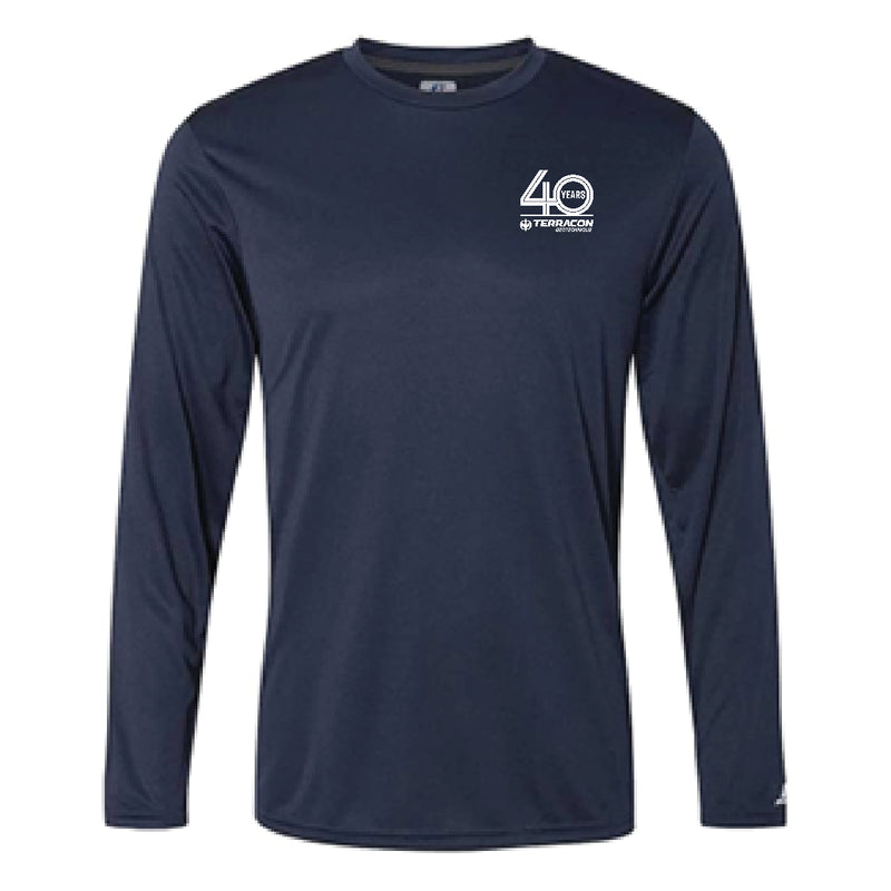 RUSSEL DRI-POWER LONG-SLEEVE POLYESTER T-SHIRT
